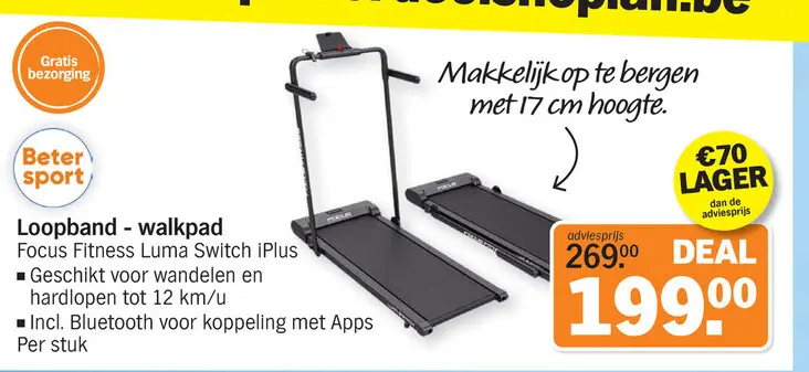 Promotie: Loopband - walkpad