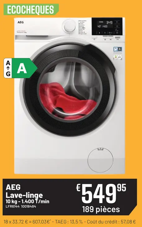 Offre: Lave-linge