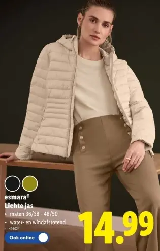 Promotie: Lichte jas