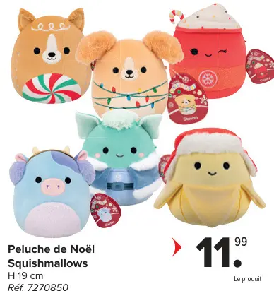 Offre: Peluche de Noël Squishmallows