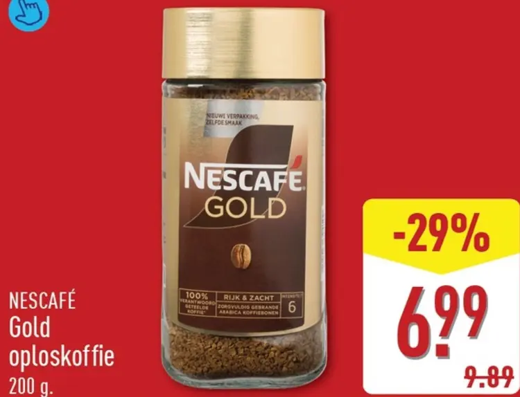 Aanbieding: Gold oploskoffie
