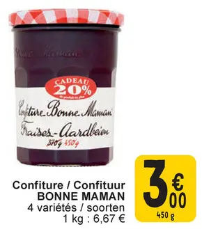 Offre: Confiture / Confituur