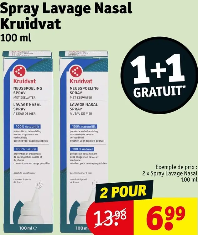 Offre: Spray Lavage Nasal