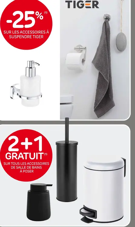 Offre: Accessoires de salle de bains