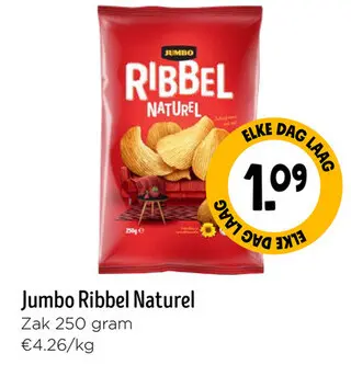 Aanbieding: Ribbel Naturel