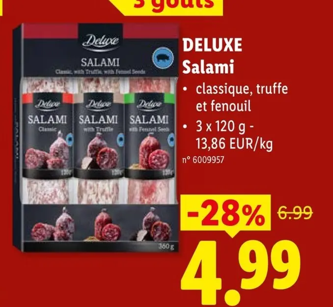 Offre: Deluxe Salami