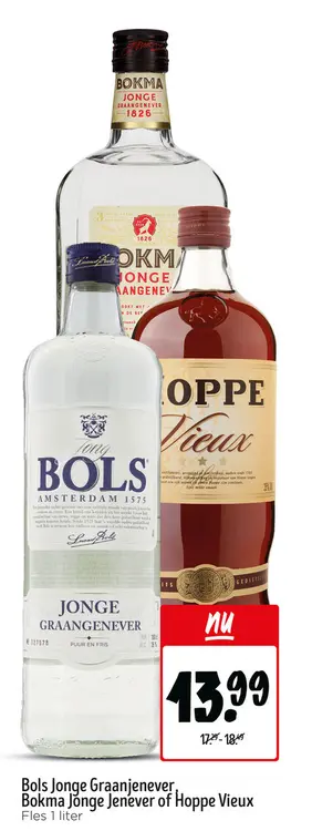 Aanbieding: Jonge Graanjenever of Hoppe vieux