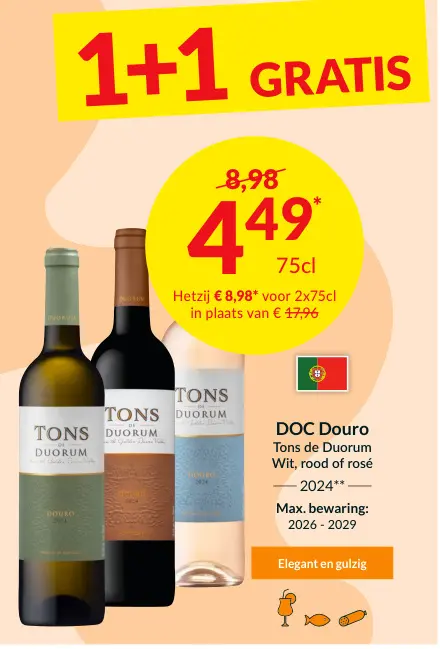 Promotie: DOC Douro Tons de Duorum