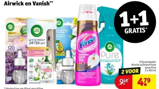 Aanbieding: Airwick en Vanish