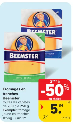 Offre: Fromages en tranches