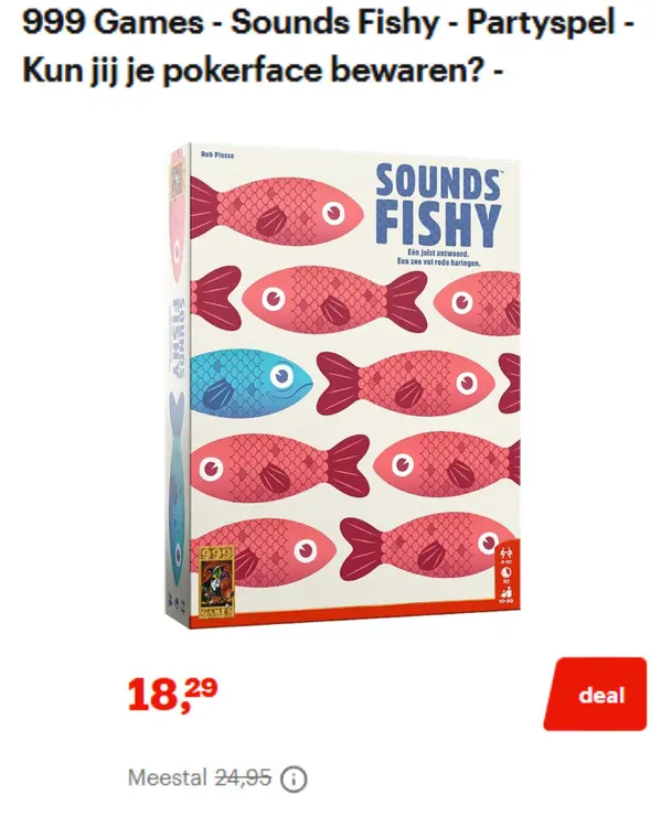 Promotie: Sounds Fishy - Partyspel