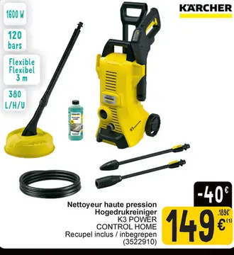 Offre: Nettoyeur haute pression Hogedrukreiniger K3 