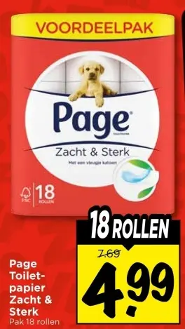 Aanbieding: Toiletpapier Zacht & Sterk