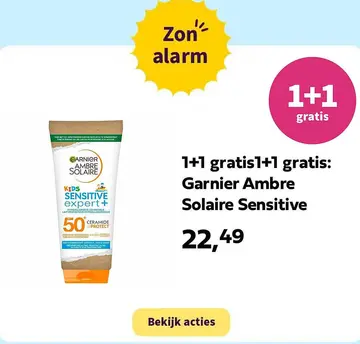 Aanbieding: Garnier Ambre Solaire Sensitive