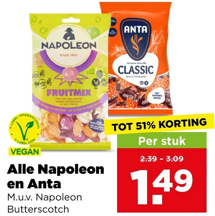 Aanbieding: Alle Napoleon en Anta
