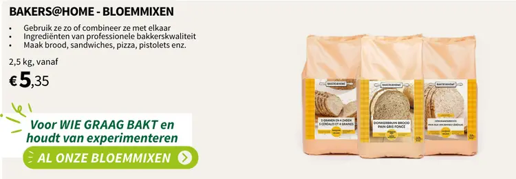Promotie: Bakers@Home - Bloemmixen