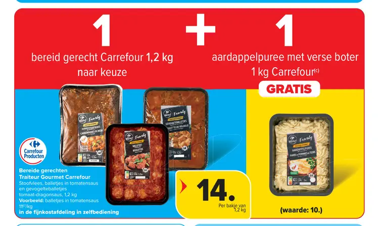 Promotie: Bereide gerechten Traiteur Gourmet