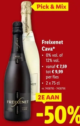 Promotie: Freixenet Cava
