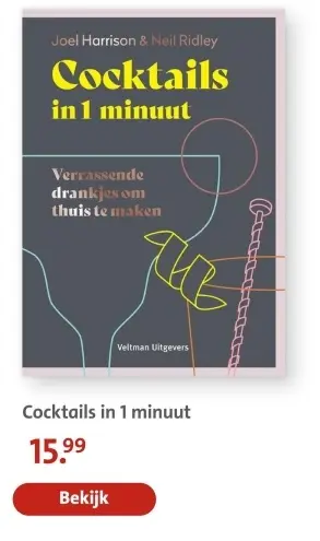Aanbieding: Cocktails in 1 minuut