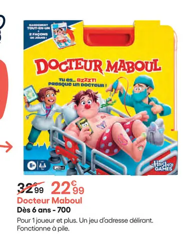 Offre: Docteur Maboul