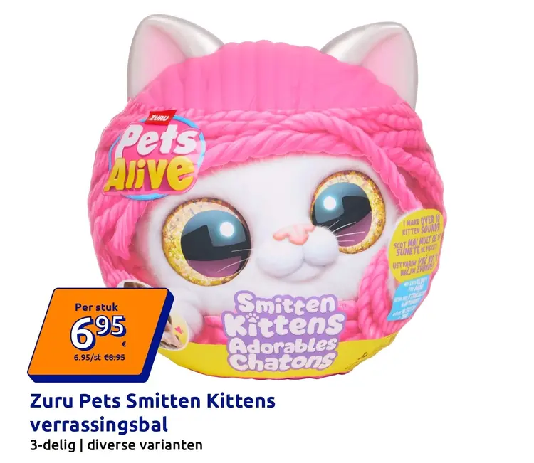 Promotie: Zuru Pets Smitten Kittens verrassingsbal