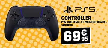 Aanbieding: PS5 DUALSENSE V2 MIDNIGHT BLACK CONTROLLER