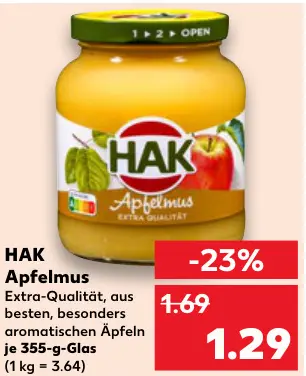 Aanbieding: Apfelmus