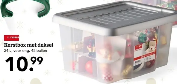 Aanbieding: Kerstbox met deksel