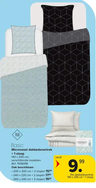 Promotie: Microvezel dekbedovertrek