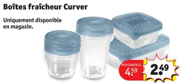 Offre: Boîtes fraîcheur Curver