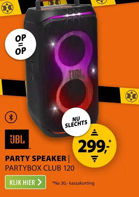 Aanbieding: JBL PARTYBOX CLUB 120 Zwart