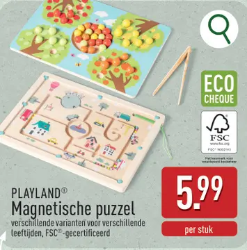 Aanbieding: Magnetische puzzel