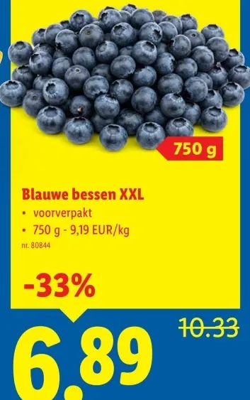 Aanbieding: Blauwe bessen XXL