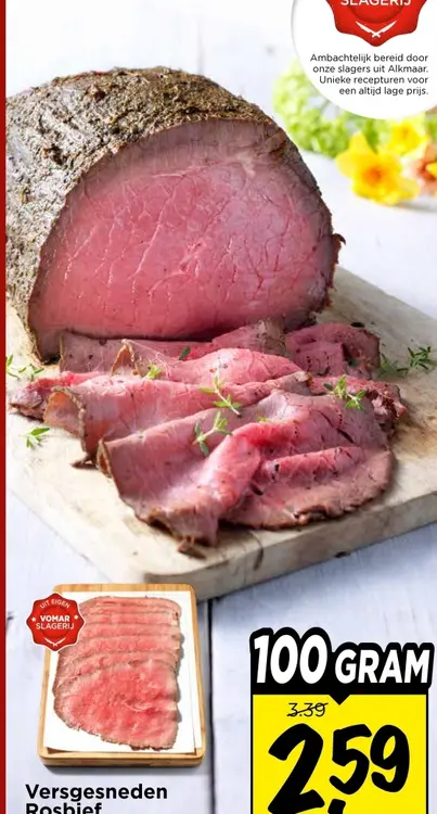 Versgesneden Rosbief