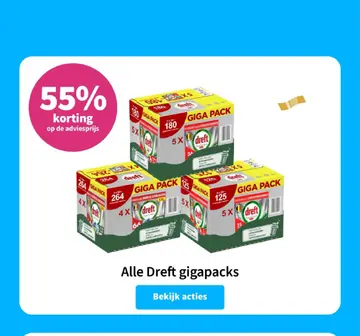 Aanbieding: Alle Dreft gigapacks