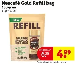 Promotie: Nescafé Gold Refill bag