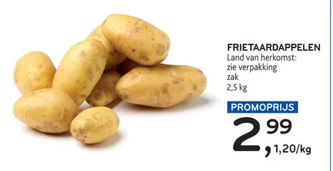 Promotie: Frietaardappelen
