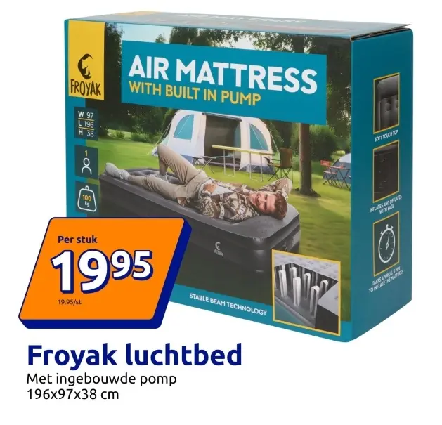 Aanbieding: Froyak luchtbed