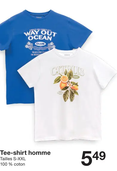 Offre: Tee-shirt homme