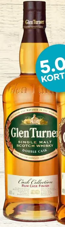 Aanbieding: Glen Turner Single Malt Scotch Whisky Double Cask