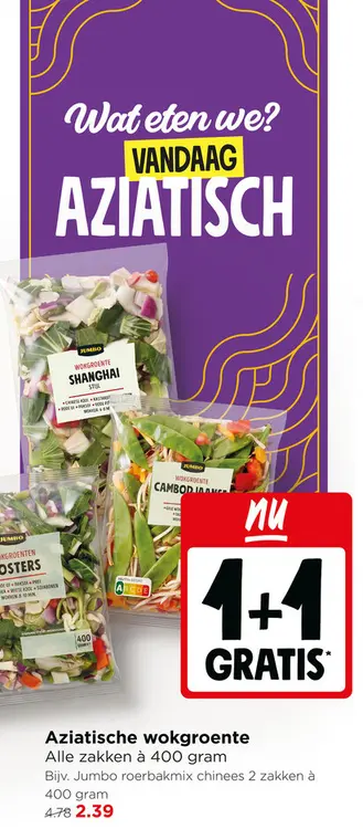 Aanbieding: Aziatische wokgroente