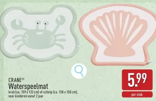 Promotie: Waterspeelmat
