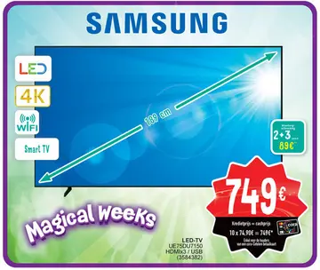 Aanbieding: LED-TV UE75DU7150
