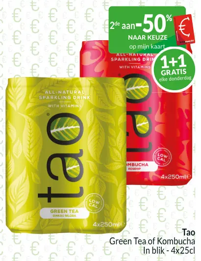 Promotie: Green Tea of Kombucha