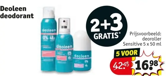 Aanbieding: Deoleen deodorant