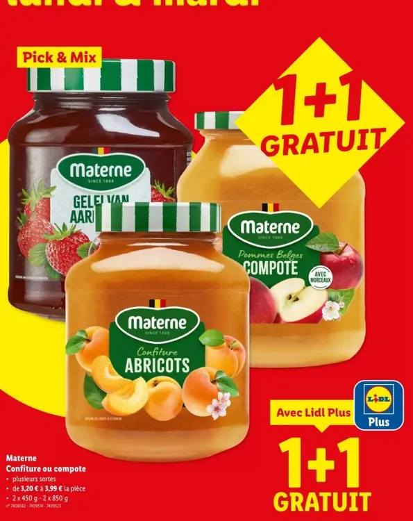 Offre: Confiture ou compote