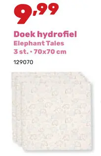 Promotie: Doek hydrofiel