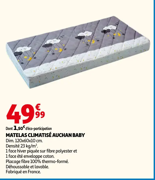 Offre: Matelas climatisé