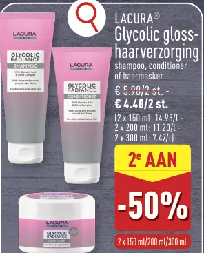 Promotie: Glycolic gloss-haarverzorging