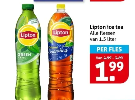 Aanbieding: Lipton ice tea